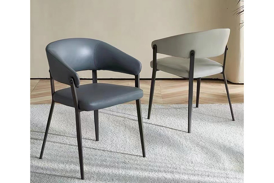 Frans Dining chair HM0744-23-26 Simple modern dining chair Light luxury home backrest dining chair